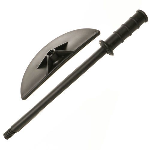 Concrete Truck Chute Scraper with Plastic Blade and Steel-Reinforced Handle