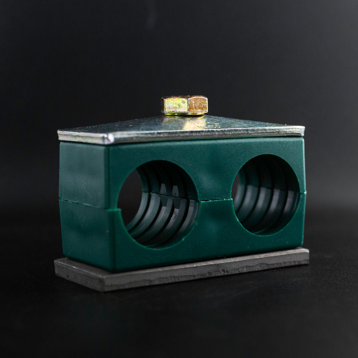 Twin Steel Hydraulic Line Clamp (Vibration Dampening)