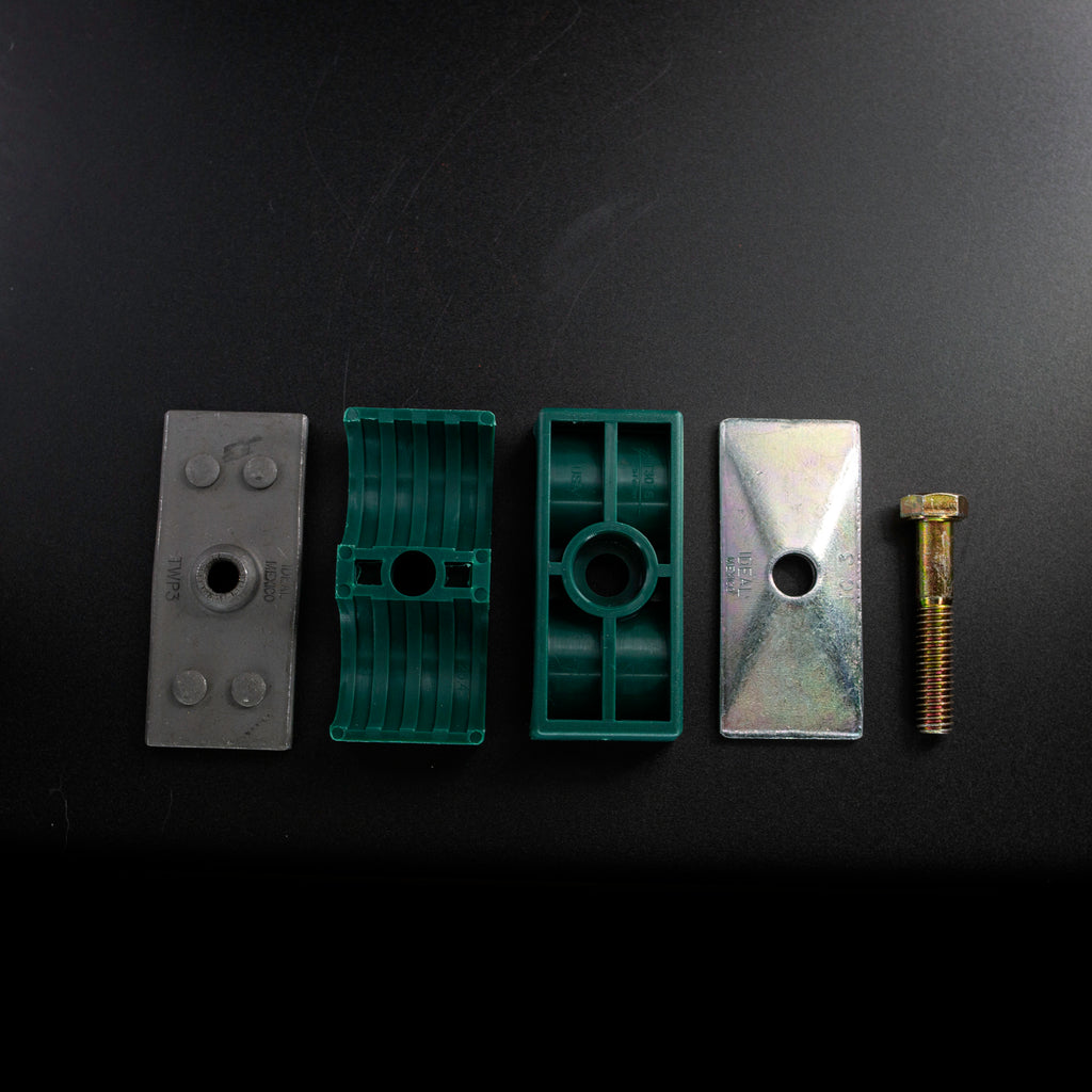 Twin Steel Hydraulic Line Clamp (Vibration Dampening)